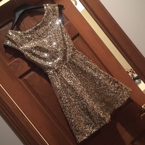 Gold Sequin Dress - Picture 4 of 8